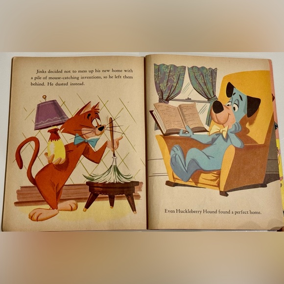 Vintage 1959 Little Golden Book- Huckleberry Hound Builds a House “B” print VGC - Picture 13 of 16